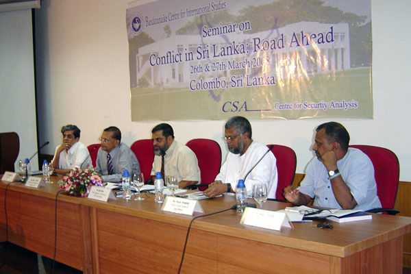 Seminar on "Conflict in Sri Lanka: Road Ahead"