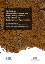 Outlook on Climate Governance and Water Policy in India with a focus on Participatory Approaches